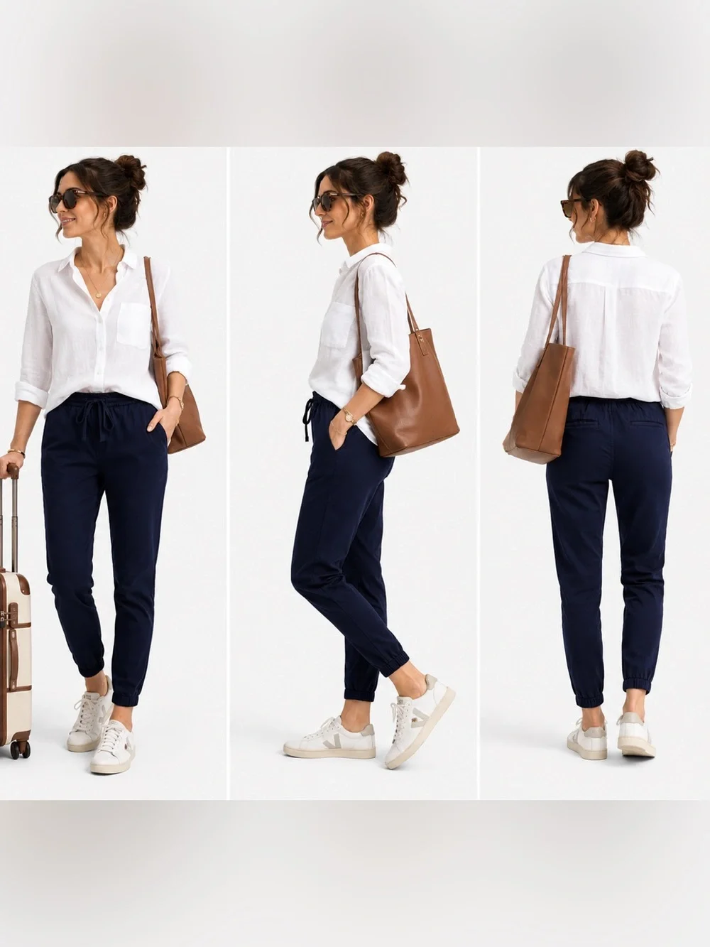 J. Crew Navy Drawstring Ankle Pants